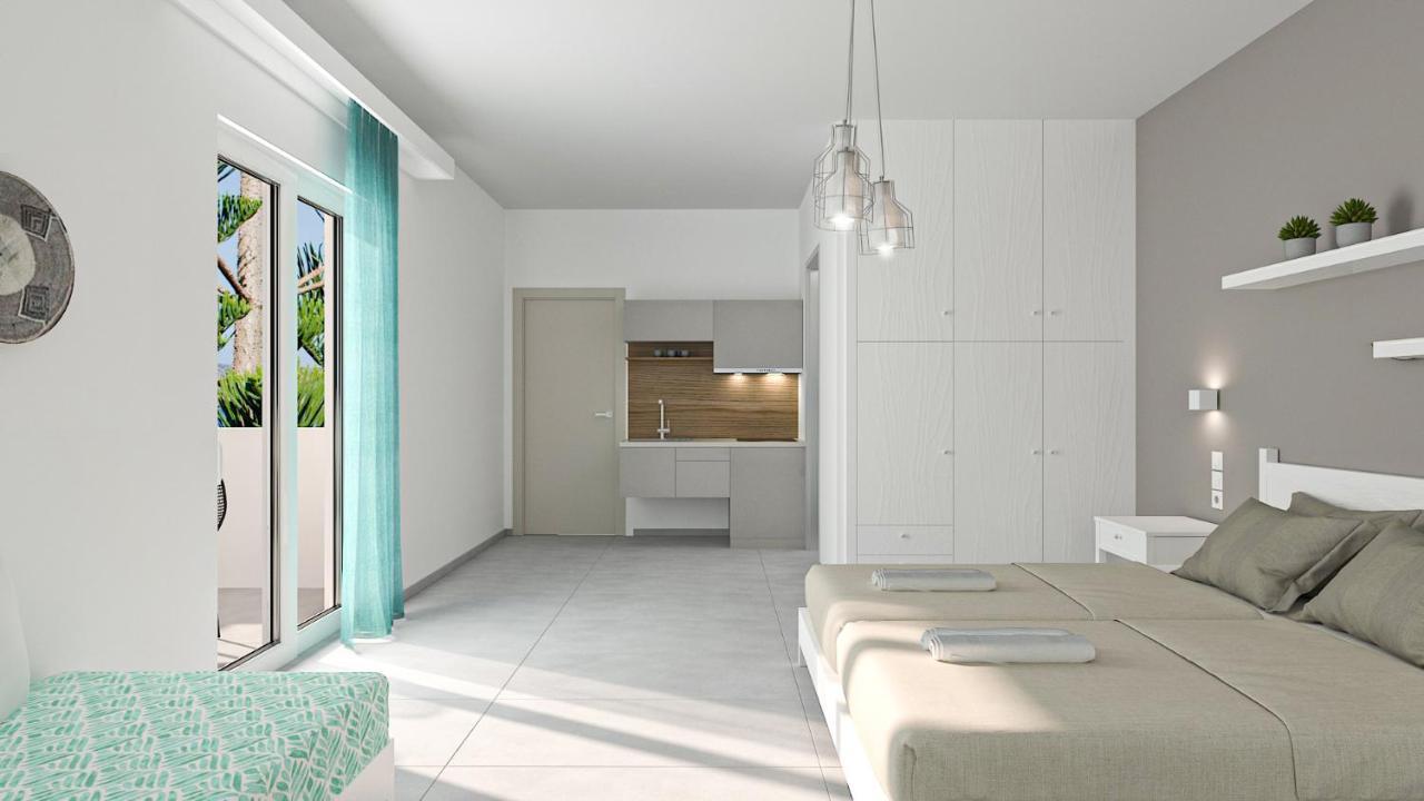 Ninemia Beach Hotel & Suites Agia Marina Exterior foto