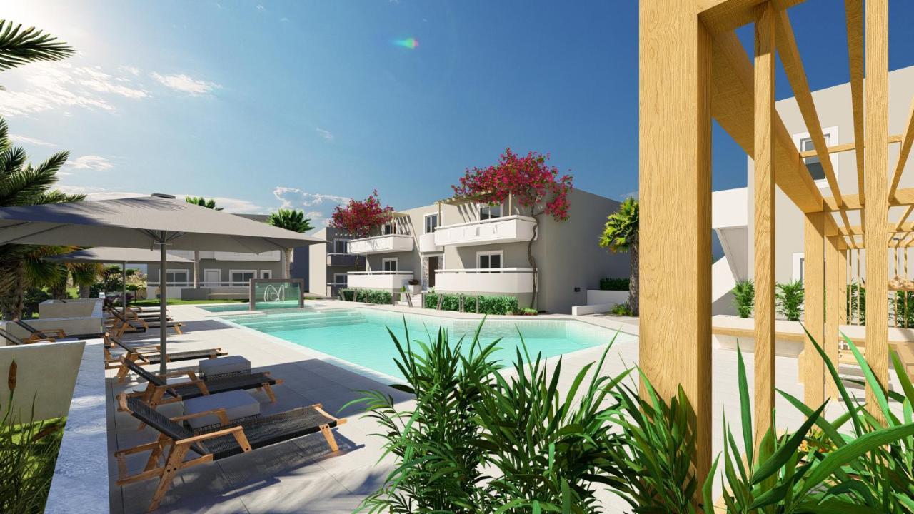 Ninemia Beach Hotel & Suites Agia Marina Exterior foto