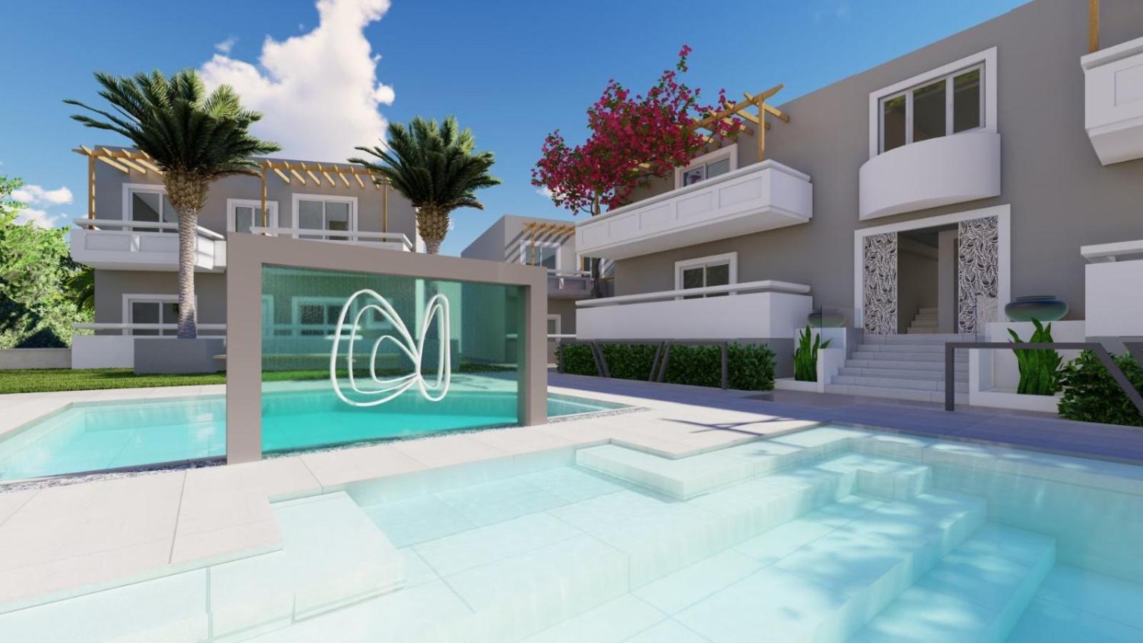 Ninemia Beach Hotel & Suites Agia Marina Exterior foto
